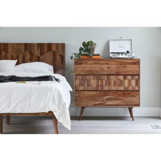 O2 3 DRAWER NIGHTSTAND NATURAL - Image 12