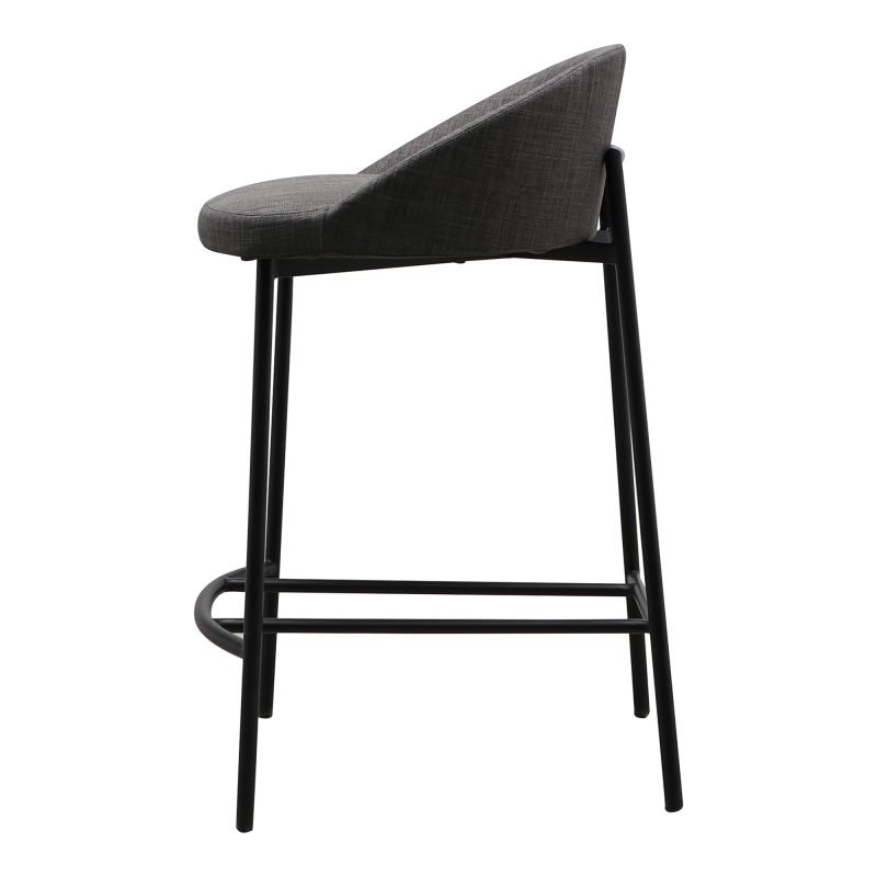 SOCO COUNTER STOOL CHARCOAL GREY - Image 3