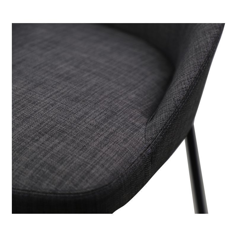 SOCO COUNTER STOOL CHARCOAL GREY - Image 6