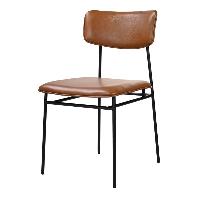 SAILOR DINING CHAIR - SET OF TWO BROWN
