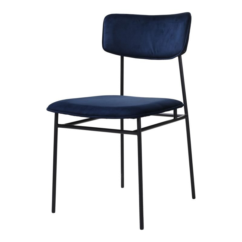 SAILOR DINING CHAIR-SET OF TWO BLUE