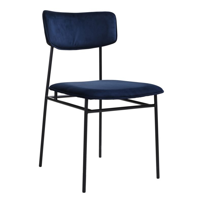 SAILOR DINING CHAIR-SET OF TWO BLUE - Image 3