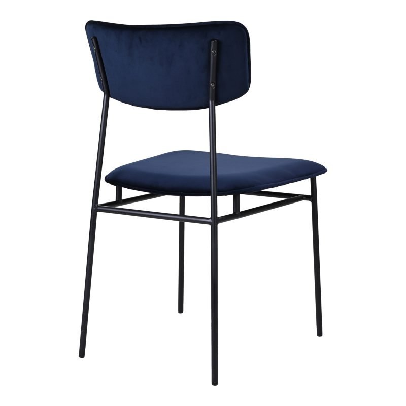 SAILOR DINING CHAIR-SET OF TWO BLUE - Image 4