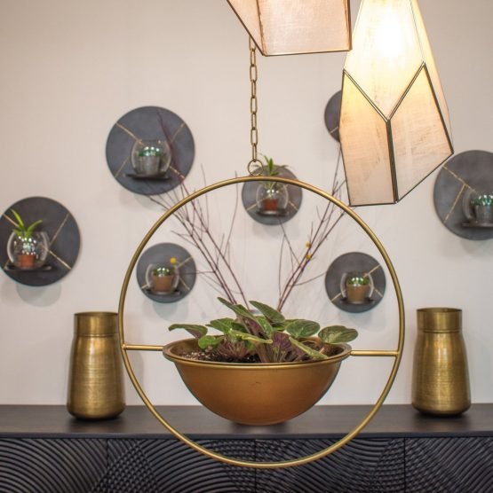 Earth Wind & Fire Hanging Pots (set of 2) - Image 4
