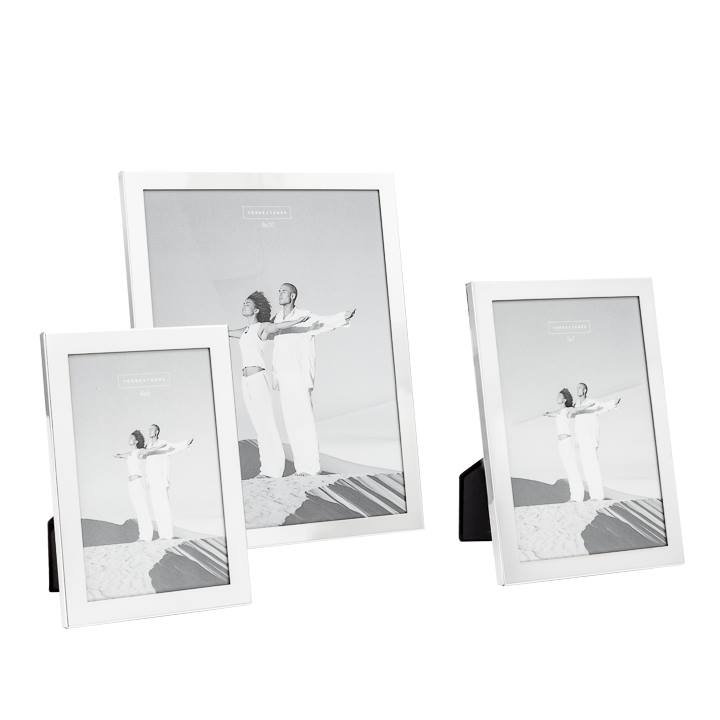 Olympic Silver Plated Metal 4x6 Inch Photo Frame - Image 2