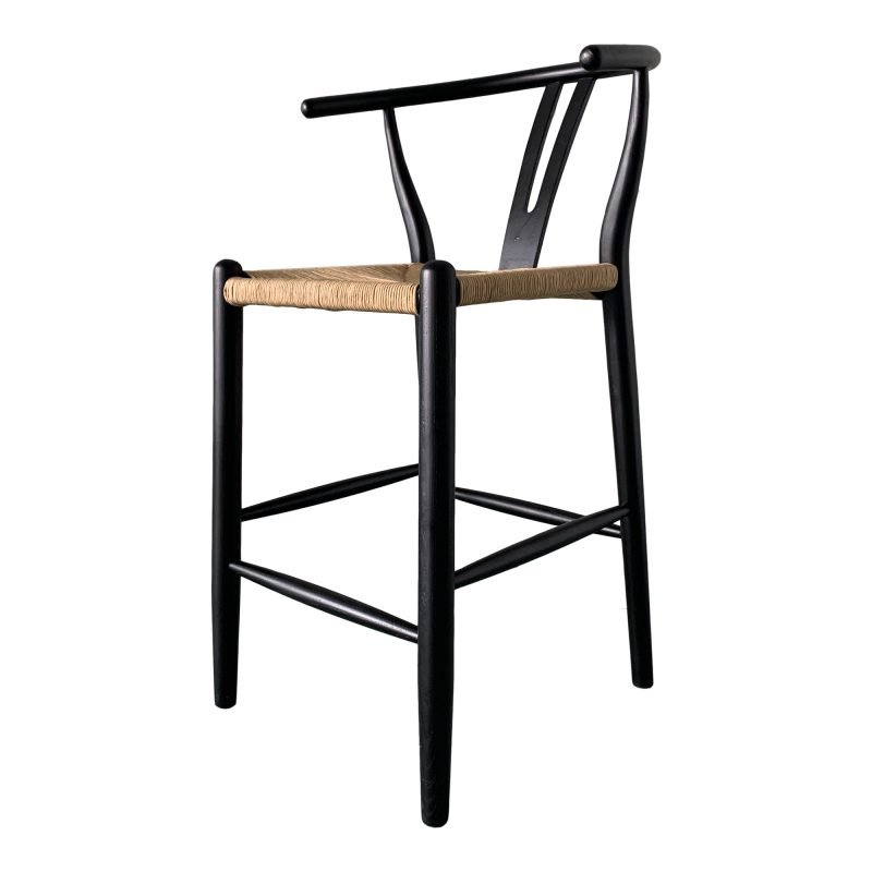 VENTANA COUNTER STOOL BLACK AND NATURAL - Image 5