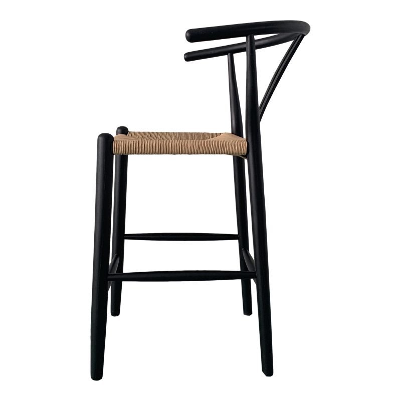 VENTANA COUNTER STOOL BLACK AND NATURAL - Image 4