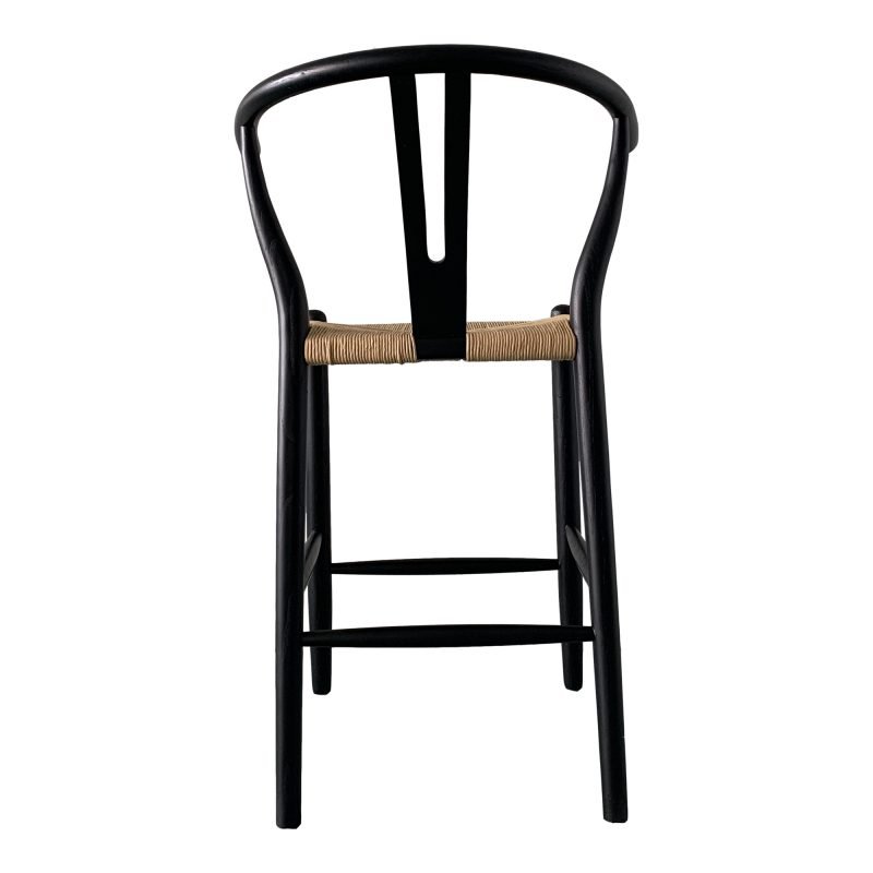 VENTANA COUNTER STOOL BLACK AND NATURAL - Image 3
