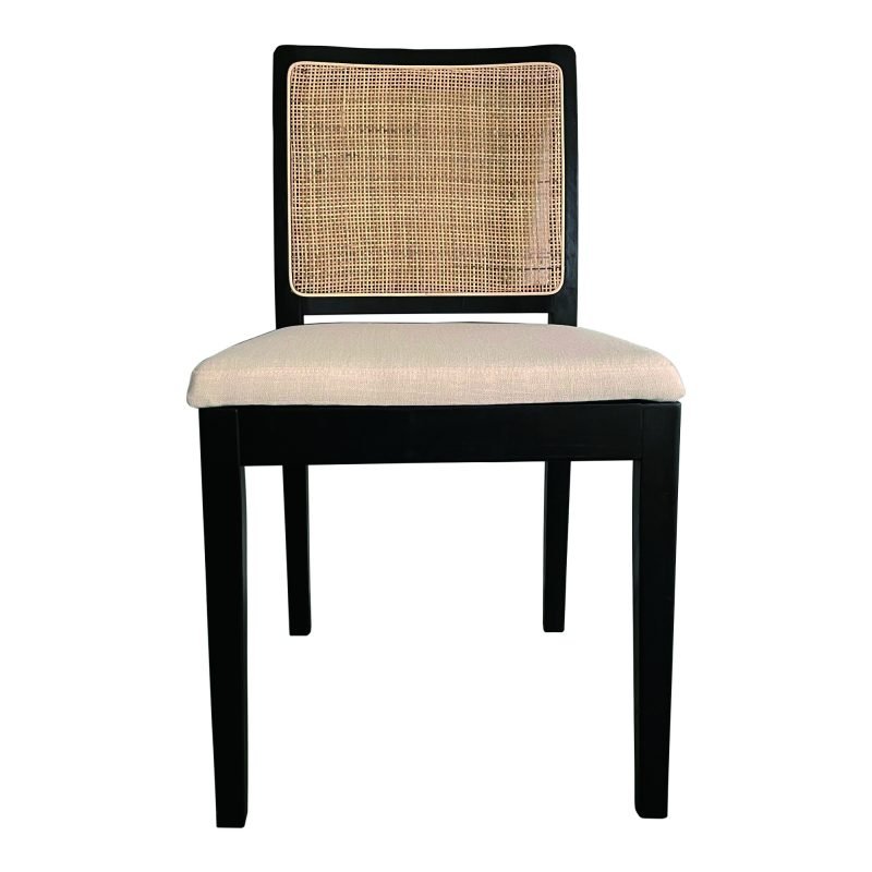 ORVILLE DINING CHAIR - SET OF TWO BLACK