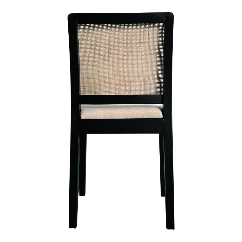 ORVILLE DINING CHAIR - SET OF TWO BLACK - Image 4