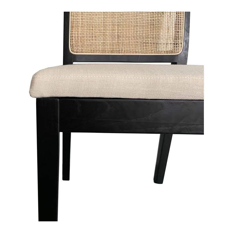 ORVILLE DINING CHAIR - SET OF TWO BLACK - Image 5
