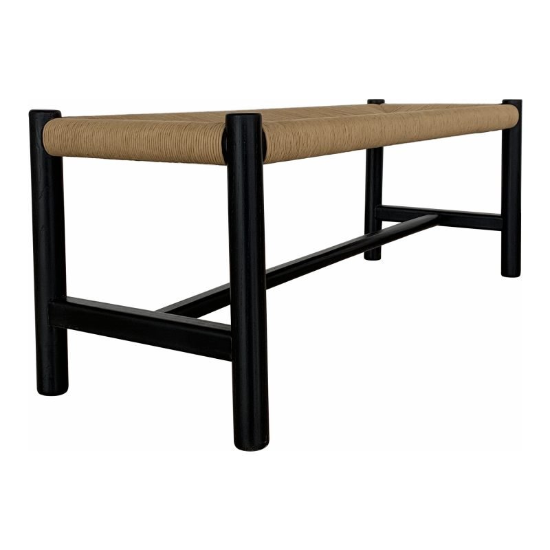 HAWTHORN SMALL BENCH BLACK - Image 2
