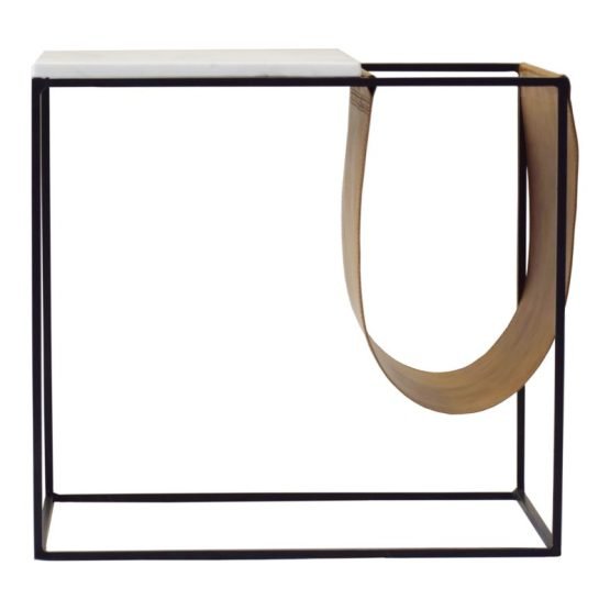 CAVE MAGAZINE RACK BROWN MULTI