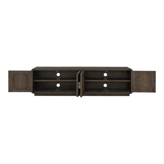 MONTEREY MEDIA CABINET AGED BROWN - Image 5