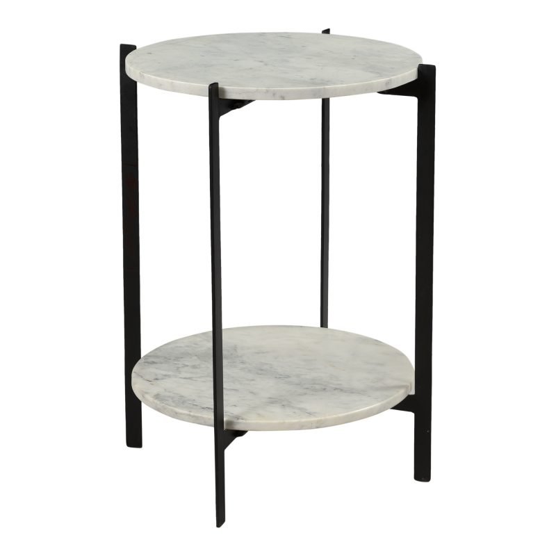 MELANIE ACCENT TABLE WHITE - Image 2