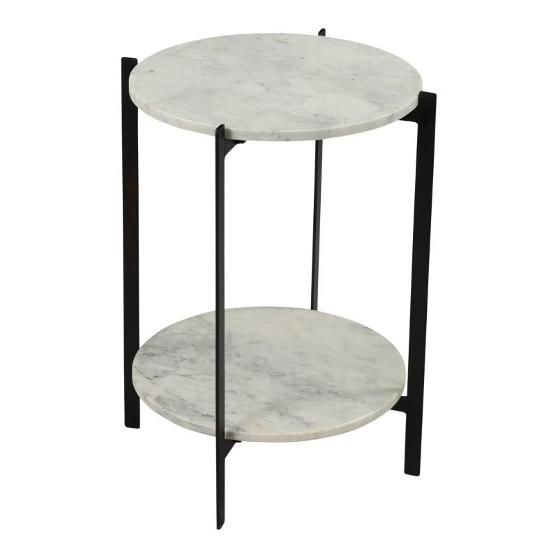 MELANIE ACCENT TABLE WHITE - Image 3