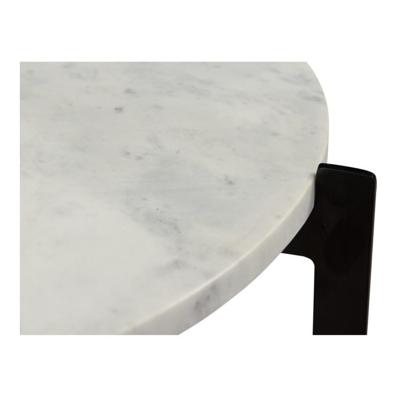 MELANIE ACCENT TABLE WHITE - Image 4