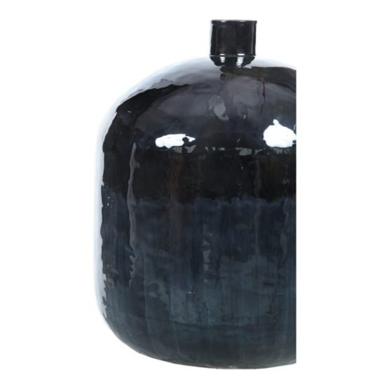 BLUE MOUNTAIN VASE SHORT DARK BLUE - Image 2