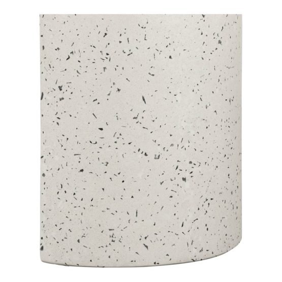 LYON OUTDOOR BENCH WHITE TERRAZZO LIGHT GREY - Image 6