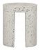 LYON OUTDOOR STOOL WHITE TERRAZZO LIGHT GREY