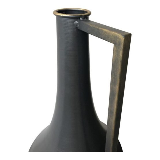 ARGUS METAL VASE BLACK - Image 3