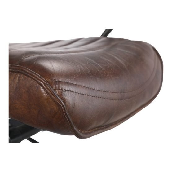 EXECUTIVE OFFICE CHAIR LEATHER DARK BROWN - Image 8