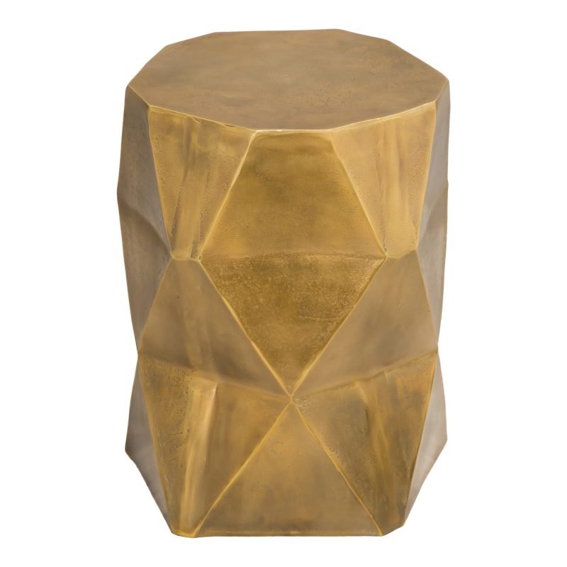 QUINTUS ACCENT TABLE ANTIQUE BRASS - Image 2