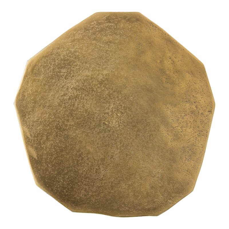 QUINTUS ACCENT TABLE ANTIQUE BRASS - Image 4