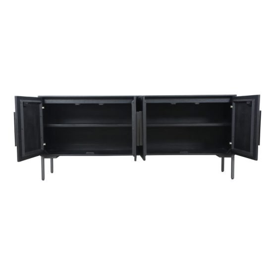 FISHBONE SIDEBOARD BLACK GREY - Image 3