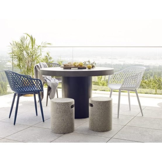 PIAZZA OUTDOOR CHAIR - SET OF TWO WHITE - Image 3