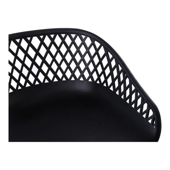 PIAZZA OUTDOOR BARSTOOL - SET OF TWO BLACK - Image 6