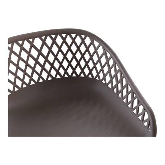 PIAZZA OUTDOOR BARSTOOL - SET OF TWO GREY - Image 6
