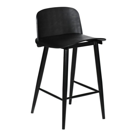 LOOEY COUNTER STOOL - SET OF TWO BLACK - Image 2
