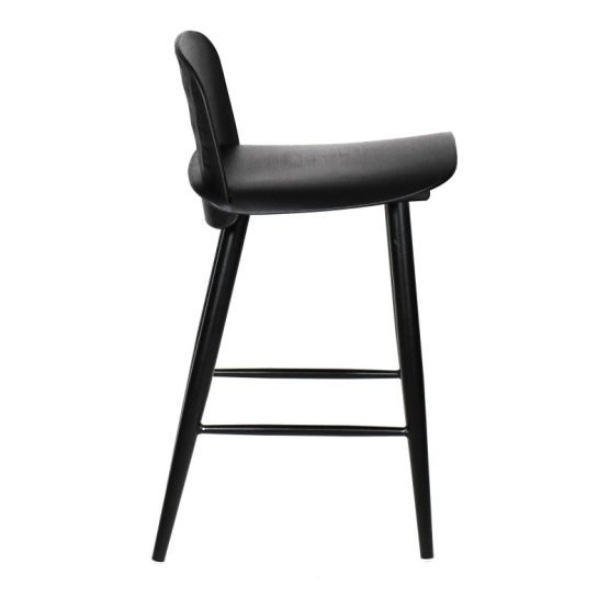 LOOEY COUNTER STOOL - SET OF TWO BLACK - Image 3