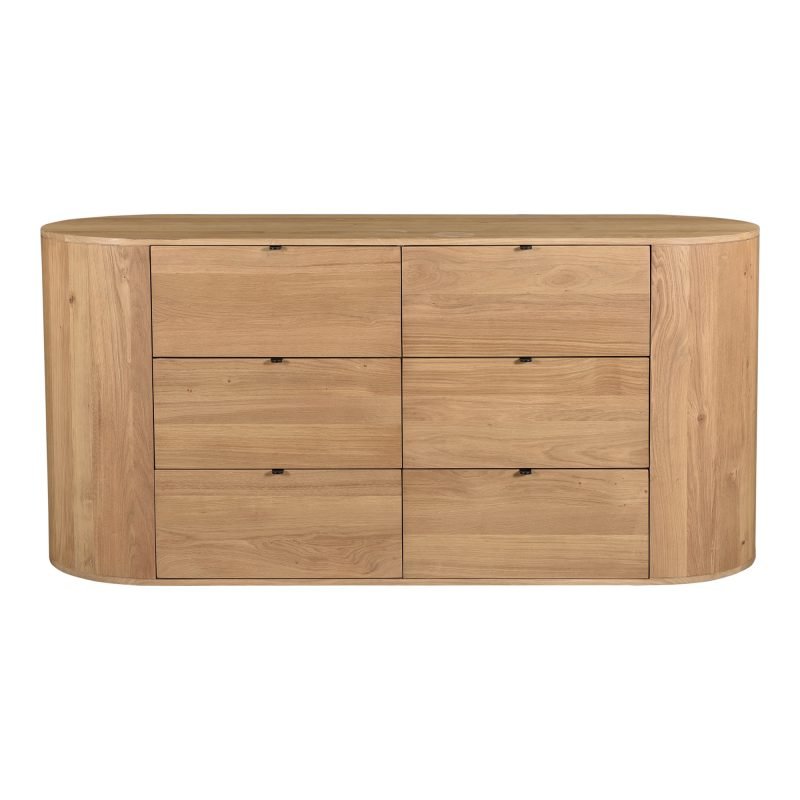 THEO 6 DRAWER DRESSER NATURAL