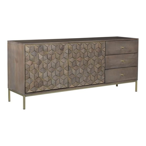 COROLLA SIDEBOARD LIGHT GREY - Image 2