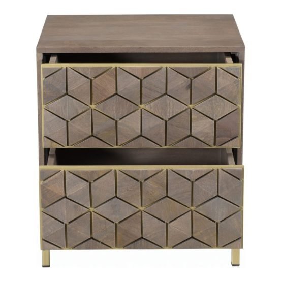 COROLLA NIGHTSTAND LIGHT GREY - Image 2
