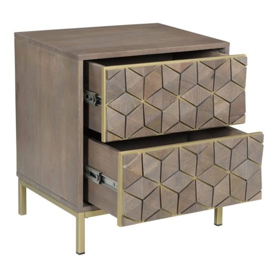 COROLLA NIGHTSTAND LIGHT GREY - Image 3
