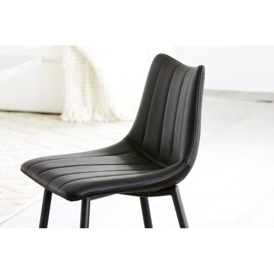 ALIBI COUNTER STOOL MATTE - SET OF TWO BLACK - Image 7