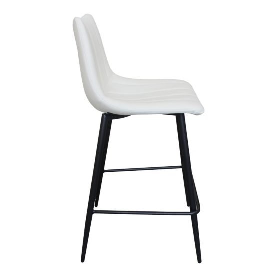 ALIBI COUNTER STOOL IVORY - SET OF TWO CREAM WHITE - Image 3