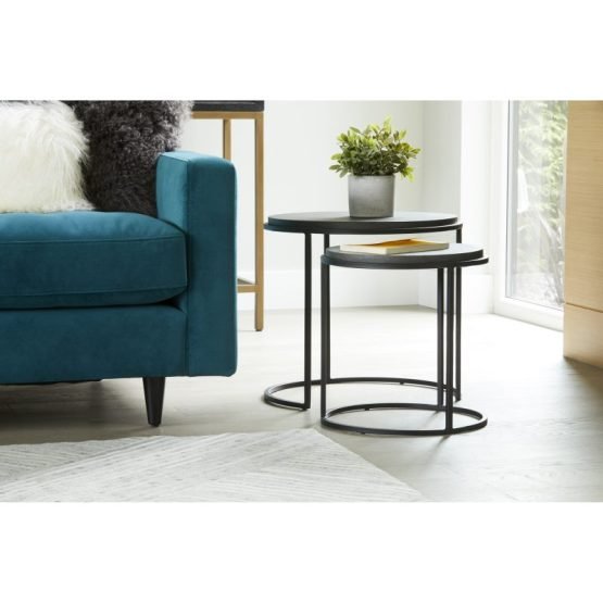 ROOST NESTING TABLES SET OF 2 BLACK - Image 8