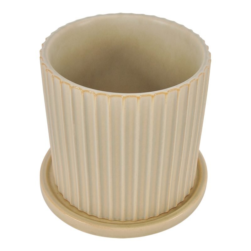 KUHI SMALL PLANTER BEIGE - Image 2