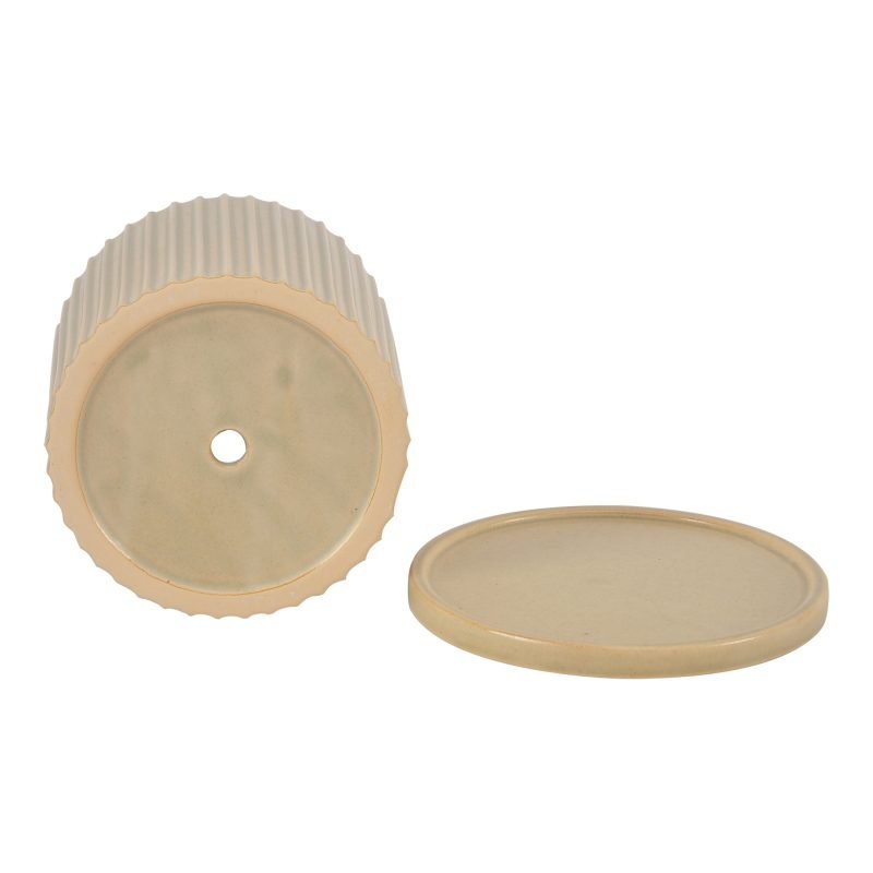 KUHI SMALL PLANTER BEIGE - Image 5