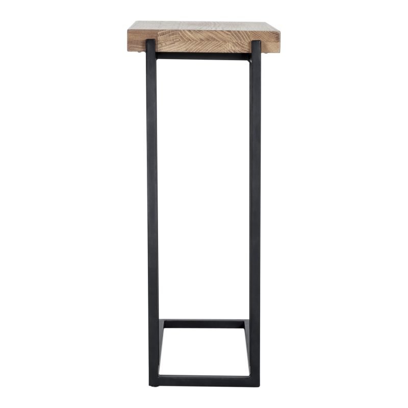 MILA C SHAPED SIDE TABLE NATURAL - Image 5