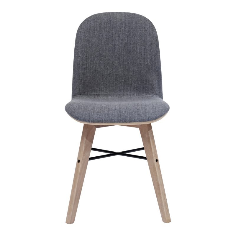 NAPOLI DINING CHAIR-SET OF TWO GREY