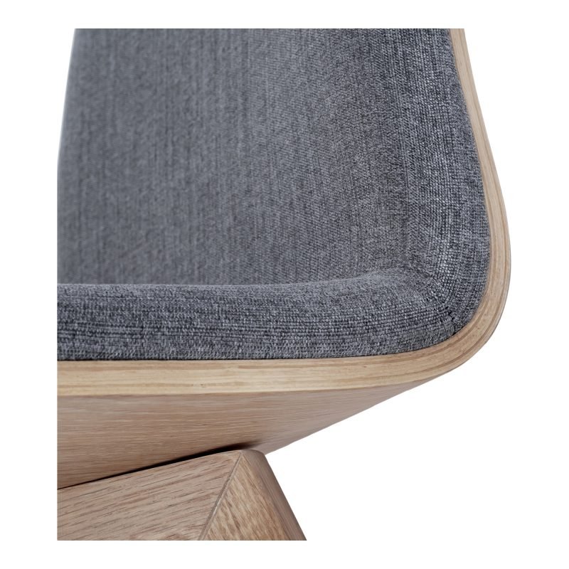 NAPOLI DINING CHAIR-SET OF TWO GREY - Image 2
