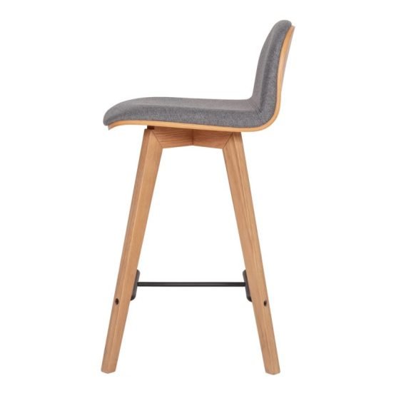 NAPOLI COUNTER STOOL GREY - Image 3