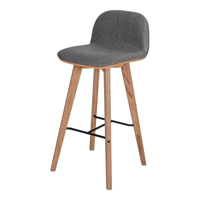 NAPOLI BAR STOOL GREY - Image 2
