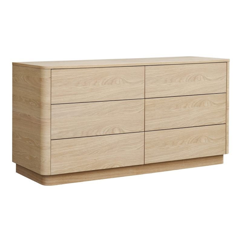 ROUND OFF DRESSER LIGHT BROWN OAK - Image 2