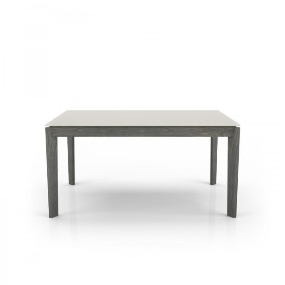 Cloe 60" DINING DINING TABLE - WOOD & GLASS
